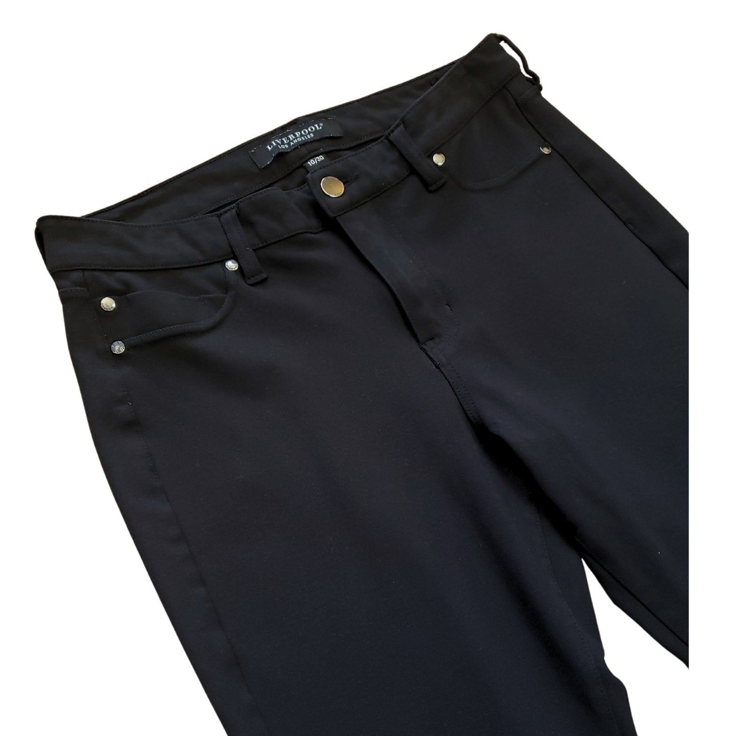 LIVERPOOL Black Skinny Stretch Dress Pants, Size 10