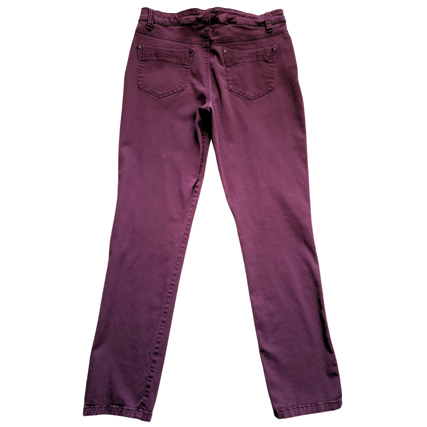 BANDOLINO Eggplant Colored Straight Leg Stretch Pants, Size 6