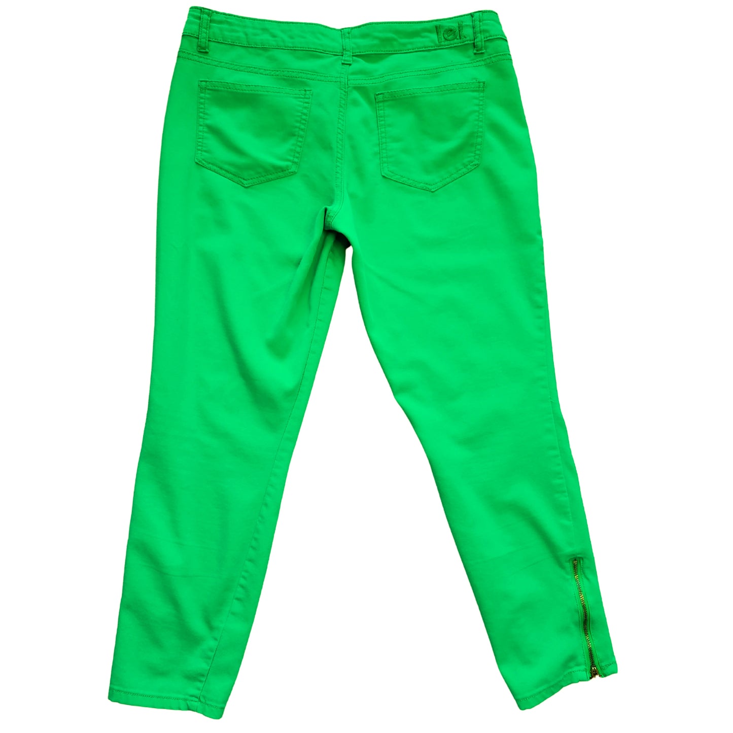 L.E.I. Glorious Green Skinny Capris, Size 11 Regular