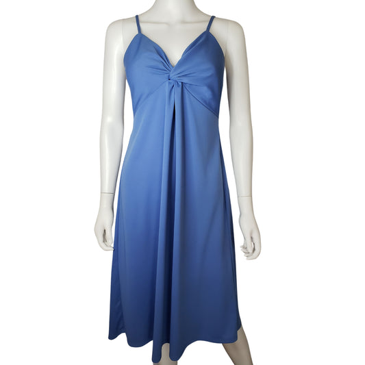 H&M Periwinkle Blue Empire Waist Dress, Small