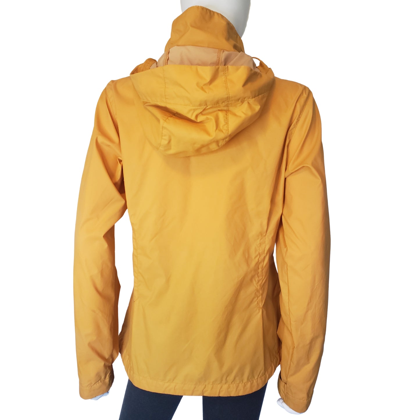 COLUMBIA Bright Mustard Yellow Windbreaker, Medium