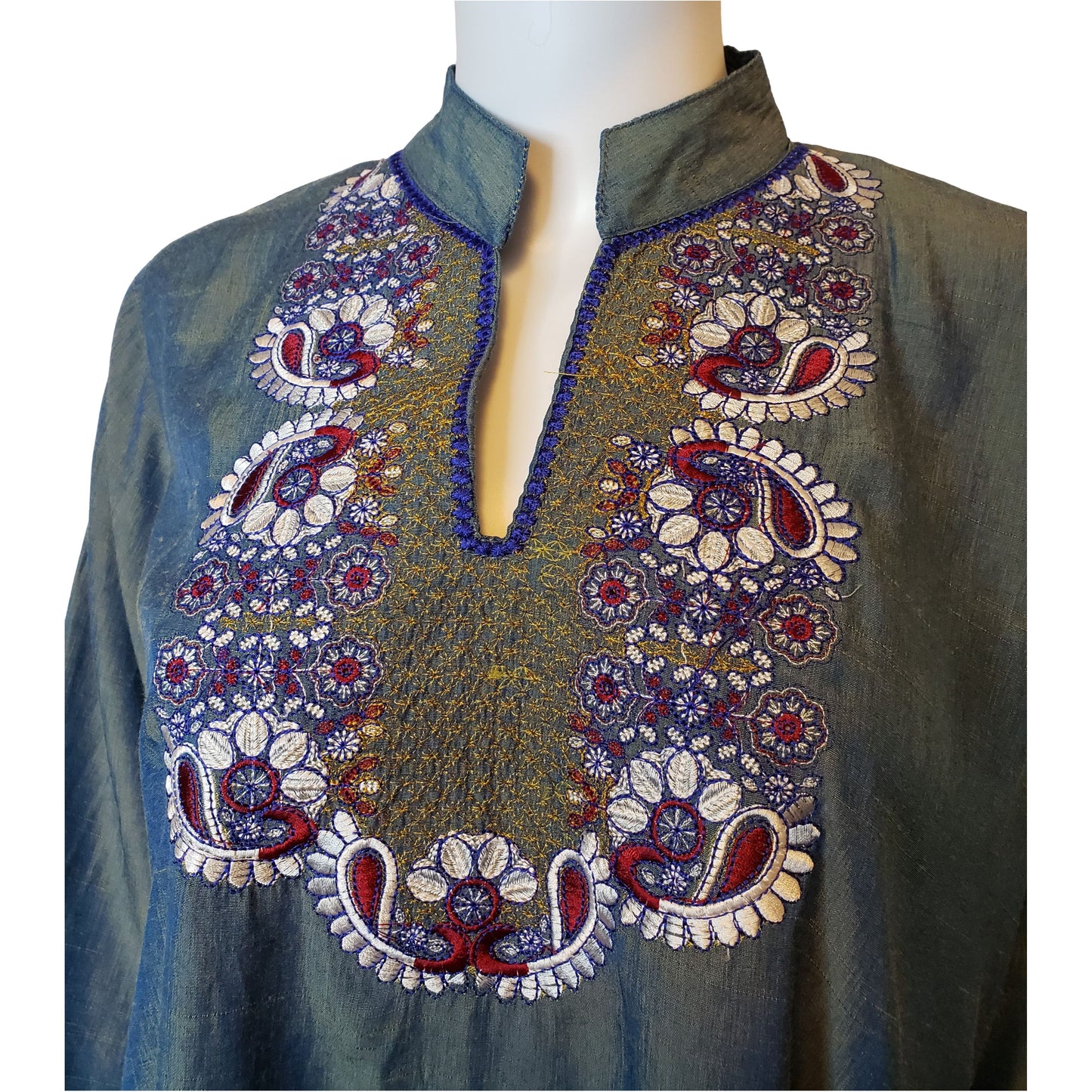 PARAS Stunning Tunic with Gorgeous Embroidery, XL